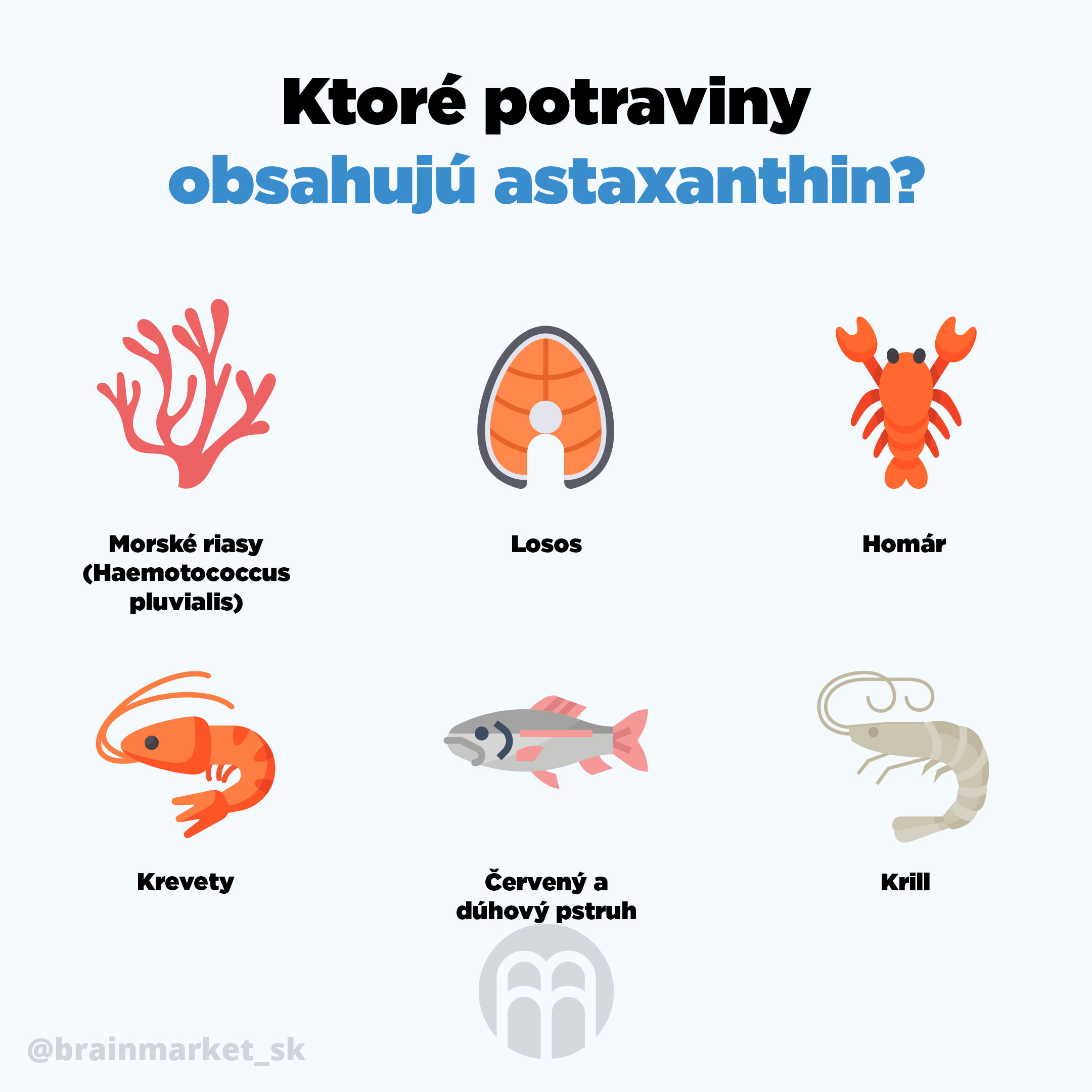 ktere potraviny obsahuji astaxanthin infografika brainmarket sk